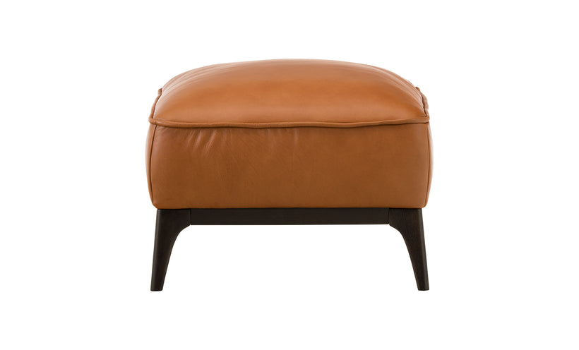 Nadia Leather Ottoman